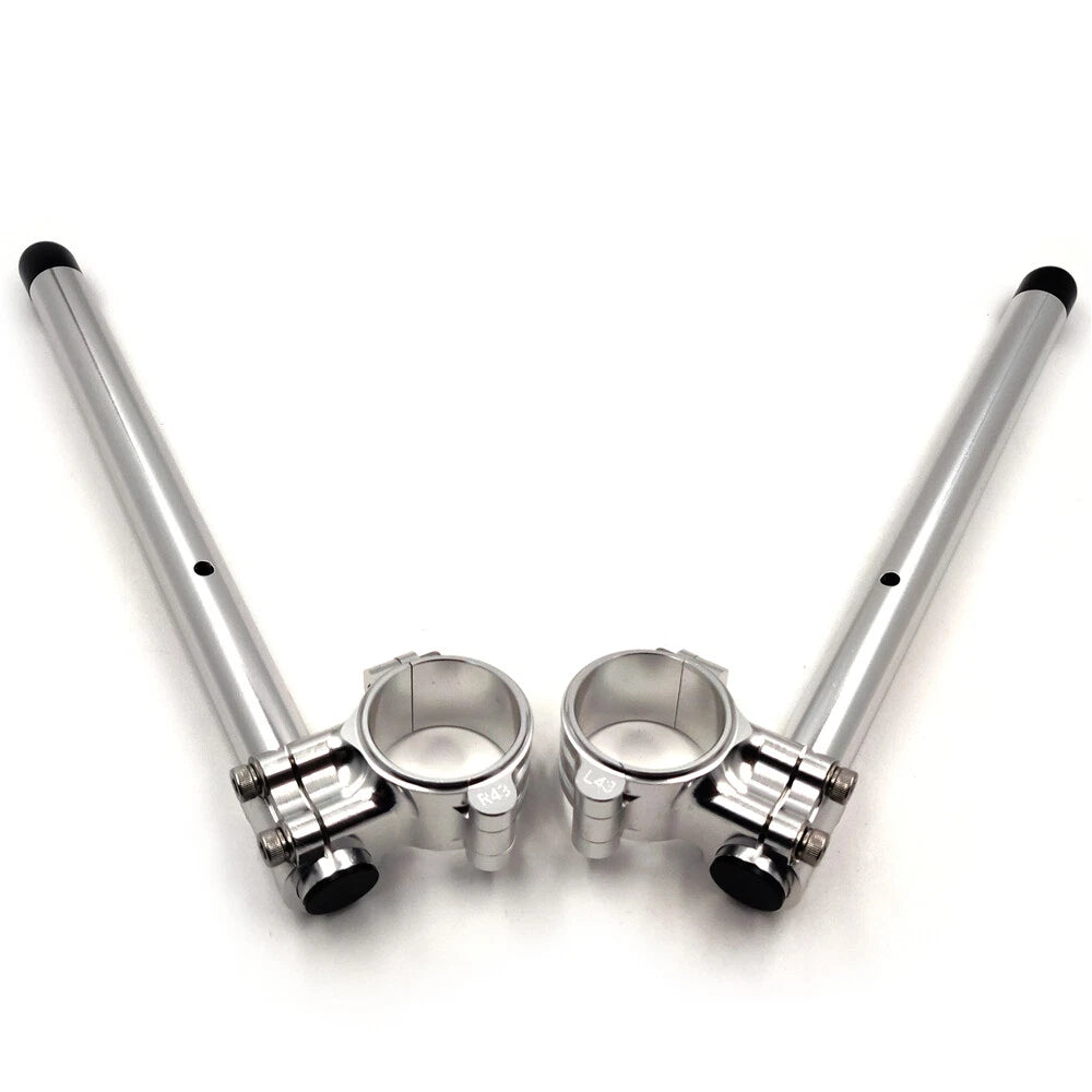 7/8" CNC Handle Bar Clip-Ons for Suzuki Honda Yamaha (Regular Rise)