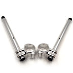 7/8" CNC Handle Bar Clip-Ons for Suzuki Honda Yamaha (Regular Rise)