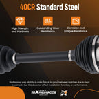 Front CV Axle Shaft for Ford Escape, Lincoln MKZ (2013–2019)