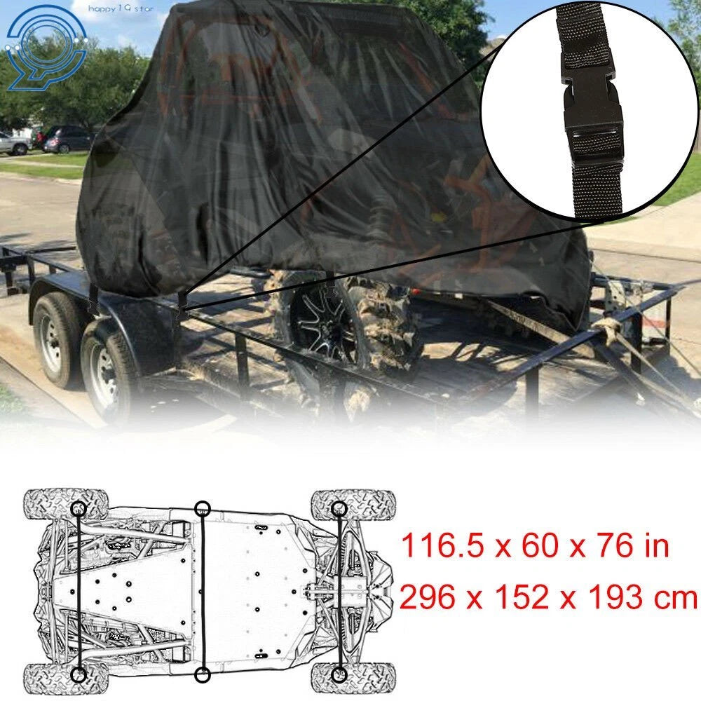 Heavy Duty Waterproof Utility Vehicle Cover for Polaris Ranger XP 1000 (2015–2023)
