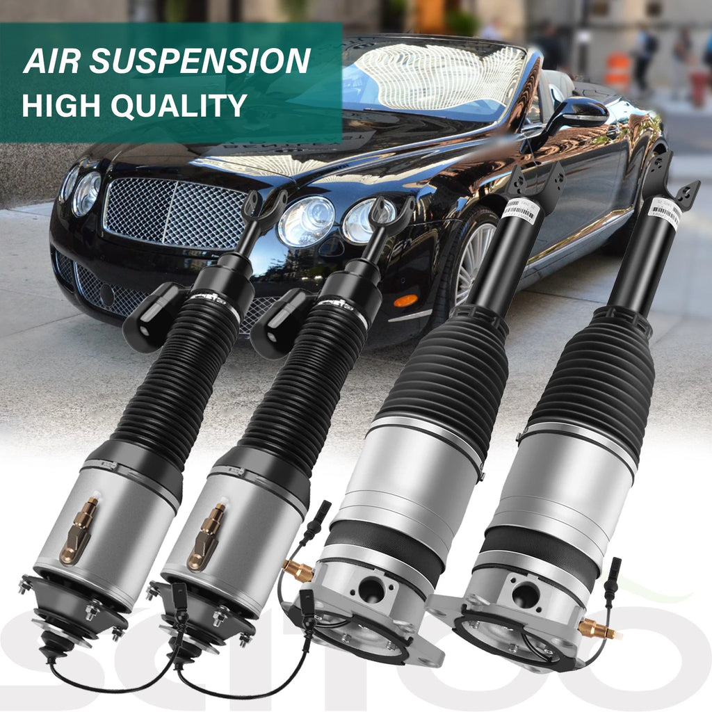 Set of 4 Air Suspension Struts for Bentley Continental GT GTC Flying Spur (2004–2020)