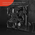 Radiator Cooling Fan with Brushless Motor for Jeep Grand Cherokee (1999–2021)