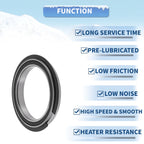 Deep Groove Ball Bearing 6808NR2RS for Scooter Skateboard (40x52x7mm)
