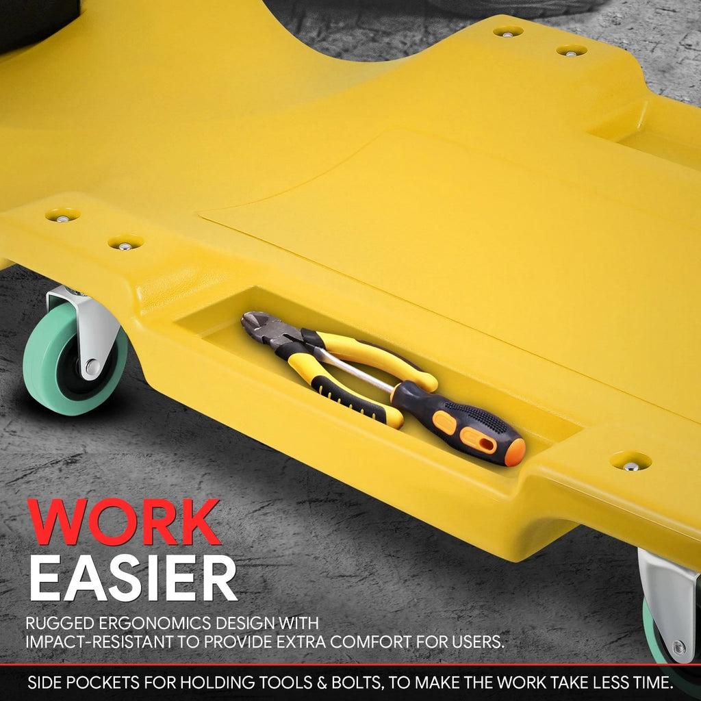 40" Ergonomic Automotive Creeper for Mechanics (HDPE)