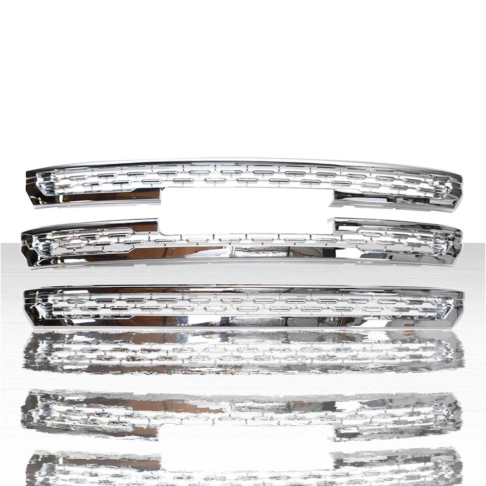 3pc Grille Overlay for 2020-2021 GMC Acadia - Chrome - ARFG230