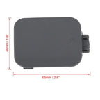 1 Pc Front Bumper Tow Hook Cover Black for BMW E60 (2008 - 2010)