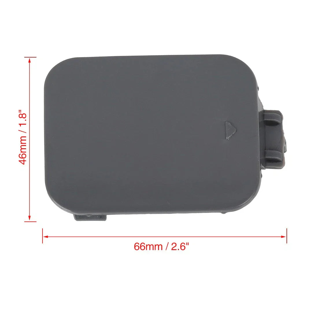 1 Pc Front Bumper Tow Hook Cover Black for BMW E60 (2008 - 2010)