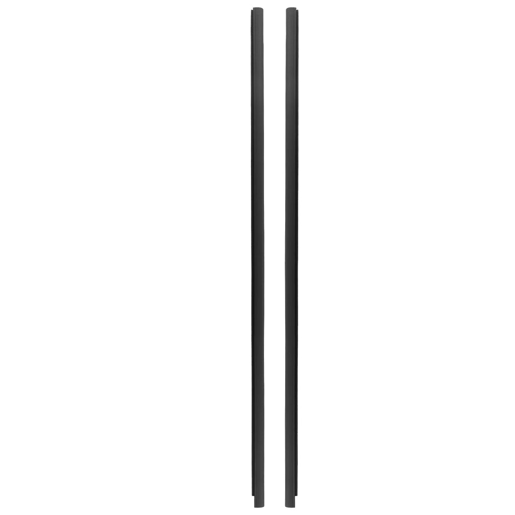 2X Outer Window Molding Trim Weatherstrip for Honda Civic (1992–1995)