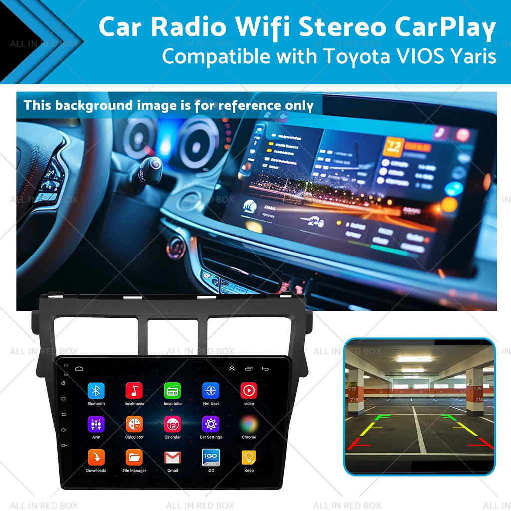 Android 13 Car Radio for Toyota Vios Yaris (2007–2012)