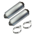 2X 28mm Exhaust End Silencer Muffler Mounting Clamp for Dirt Pit Bike