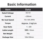 LA001 Gear Motor for Automation Projects (Single-axis)