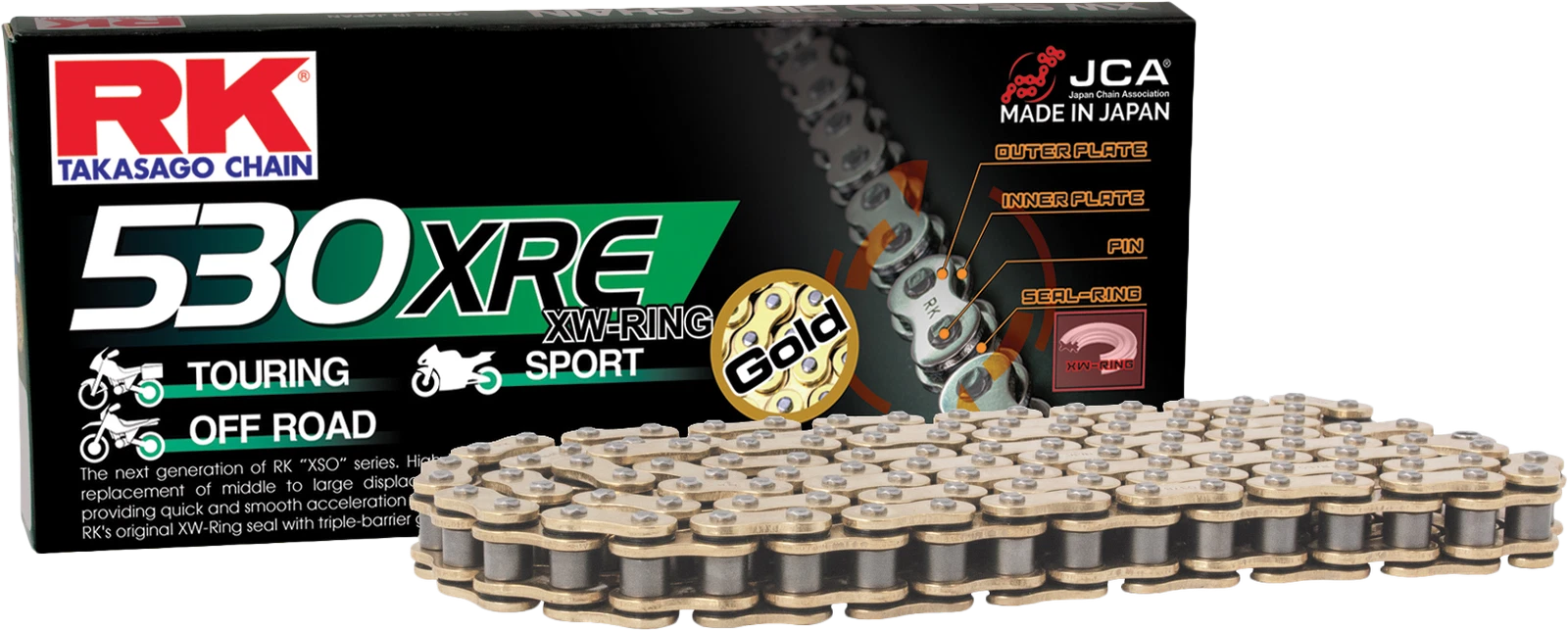 Gb530xre Drive Chain Gold 530 X 120 for Motorcycles