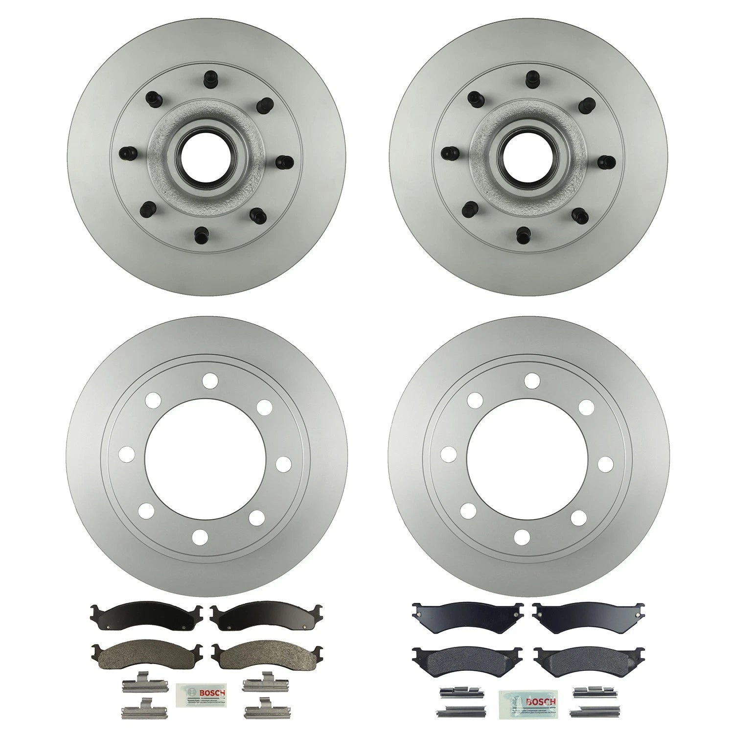 Bosch QuietCast Disc Brake Pad Kit for Ford E-150 RWD (2015–2023)