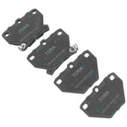 Rear Ceramic Brake Pad Set for Toyota Corolla ZZE122 4cy 1ZZ-FE 1.8L 2001~2007