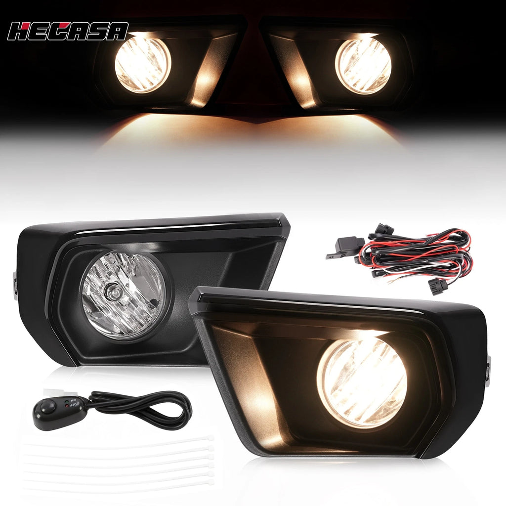 Fog Light Lamp Kit for Chevy Colorado (2021–2022) with Black Bezel