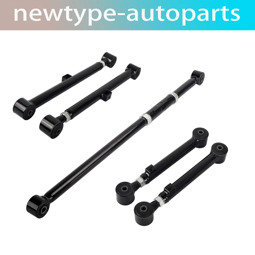 Adjustable Rear Upper & Lower Control Arms & Track Bar for Jeep Gladiator (2020–2024)