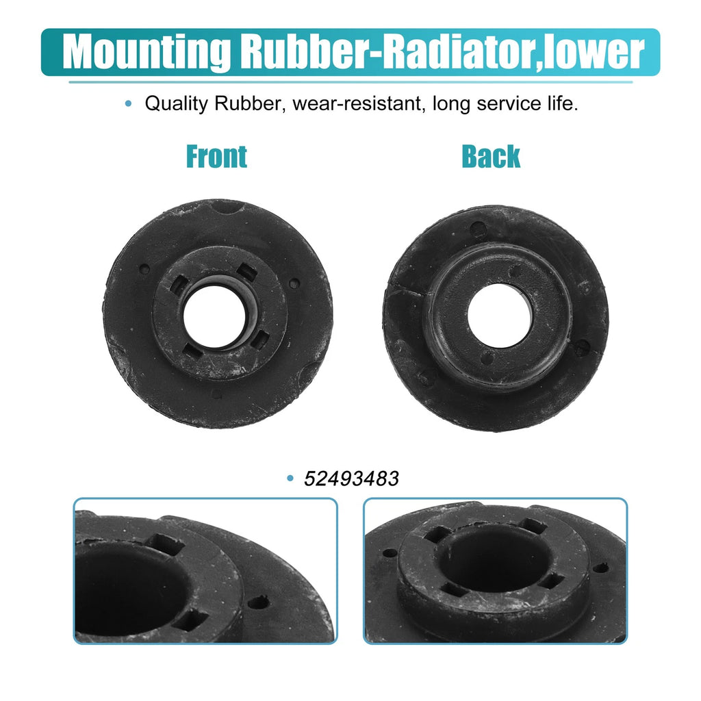 2pcs Lower Rubber Cushion Bushing for Chevrolet Malibu (2004–2021) No.52493483