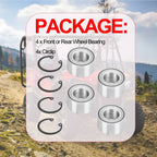 Rear Wheel Bearing + Circlip for Honda Pioneer 700 & 700-4 (2015–2024)