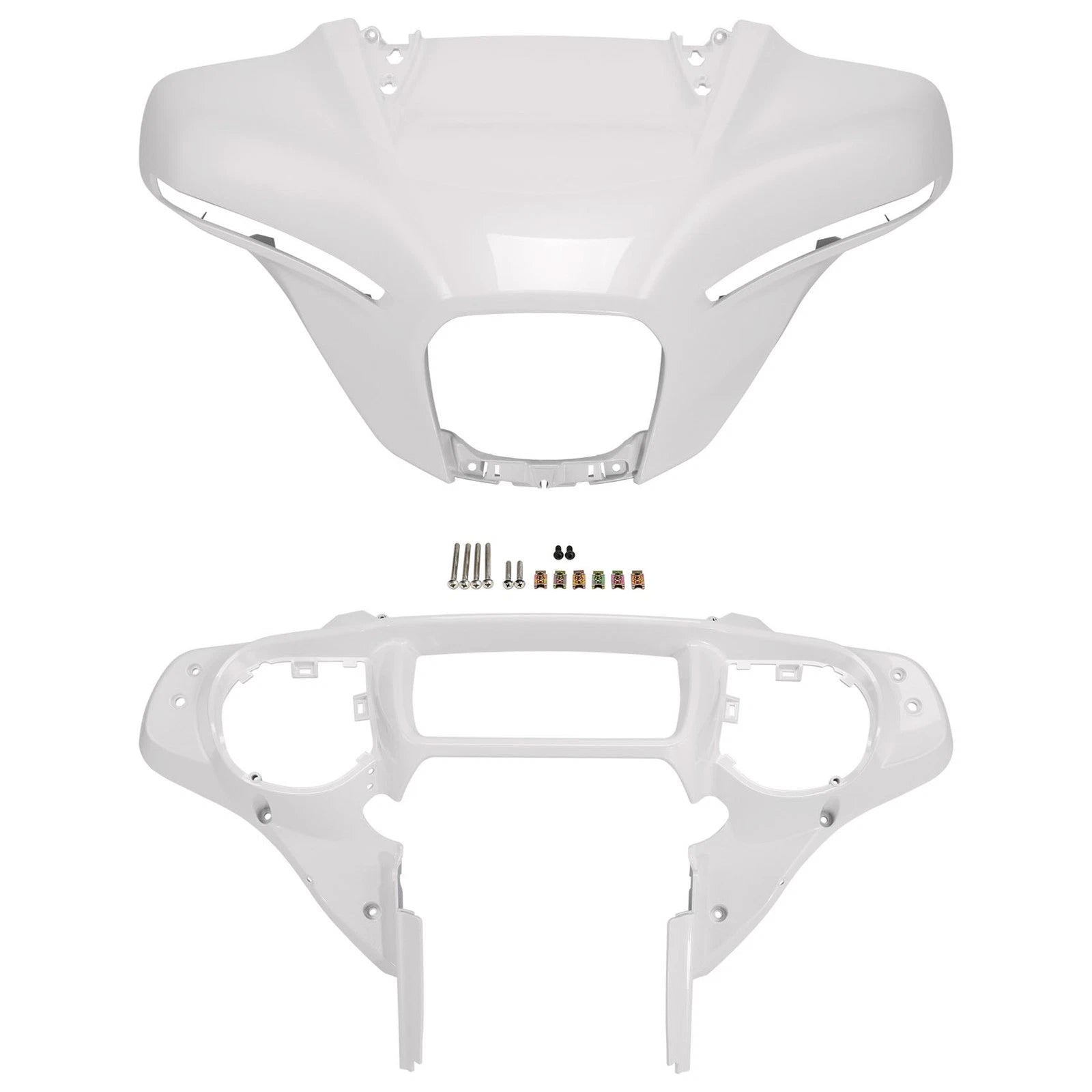 Inner & Outer Batwing Fairing for Harley Street Glide (2024–2025) White Onyx Pearl