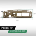 Dashboard Core for Chevy GMC C/K Truck Suburban Blazer (1988–1994) Beige