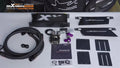 30 Row Oil Cooler for Universal Applications - 10AN Aluminum Black