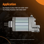 9 Teeth Starter Motor for Polaris Predator 500 (2003–2007) 3088069 RS41242