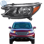 Halogen Headlamp for Honda CR-V (2012–2014) Left Driver Side Black Clear