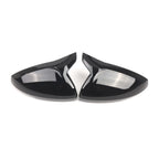 Gloss Black Side Wing Mirror Cover Caps for VW Polo MK6 (2018–2026)