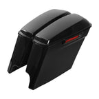 Black King Trunk Stretched Saddlebags for Harley Touring (2014–2023)