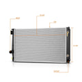 Aluminum Core Radiator DPI-13685 for Suzuki Esteem 1995–2000 1.6L Sedan