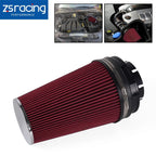 4" Red High Flow Inlet Cone Cold Air Intake Filter for Various Models