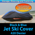 PWC Cover for Sea Doo GT GTS GTX GTI - BK/Blue