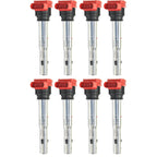 Set of 8 Ignition Coils for VW Audi Q5 A4 SQ5 Q7 A6 Porsche Cayenne