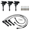Set of 3 Ignition Coils & 6 Iridium Spark Plugs for Hyundai Santa Fe