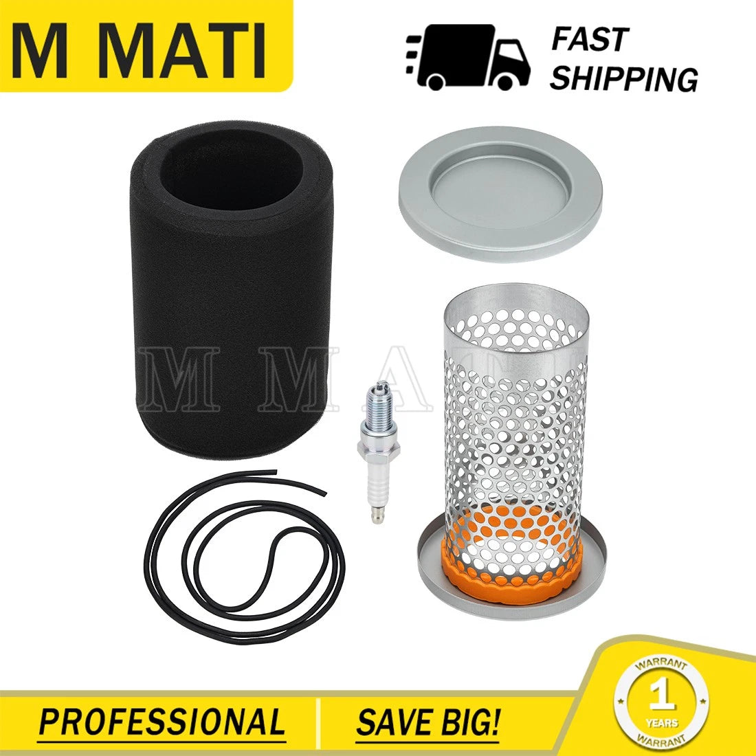 Air Filter Cage Guide Cap Spark Plug Kit for Yamaha Wolverine 350 450 (2006–2010)