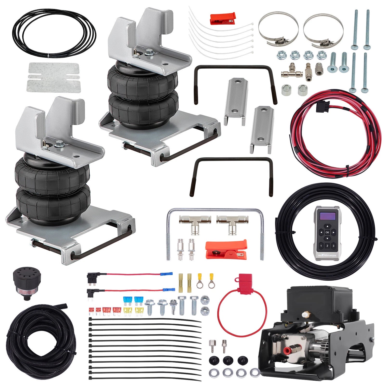 Air Suspension Kit with Wireless Compressor for GMC Sierra 1500 (2008–2018)