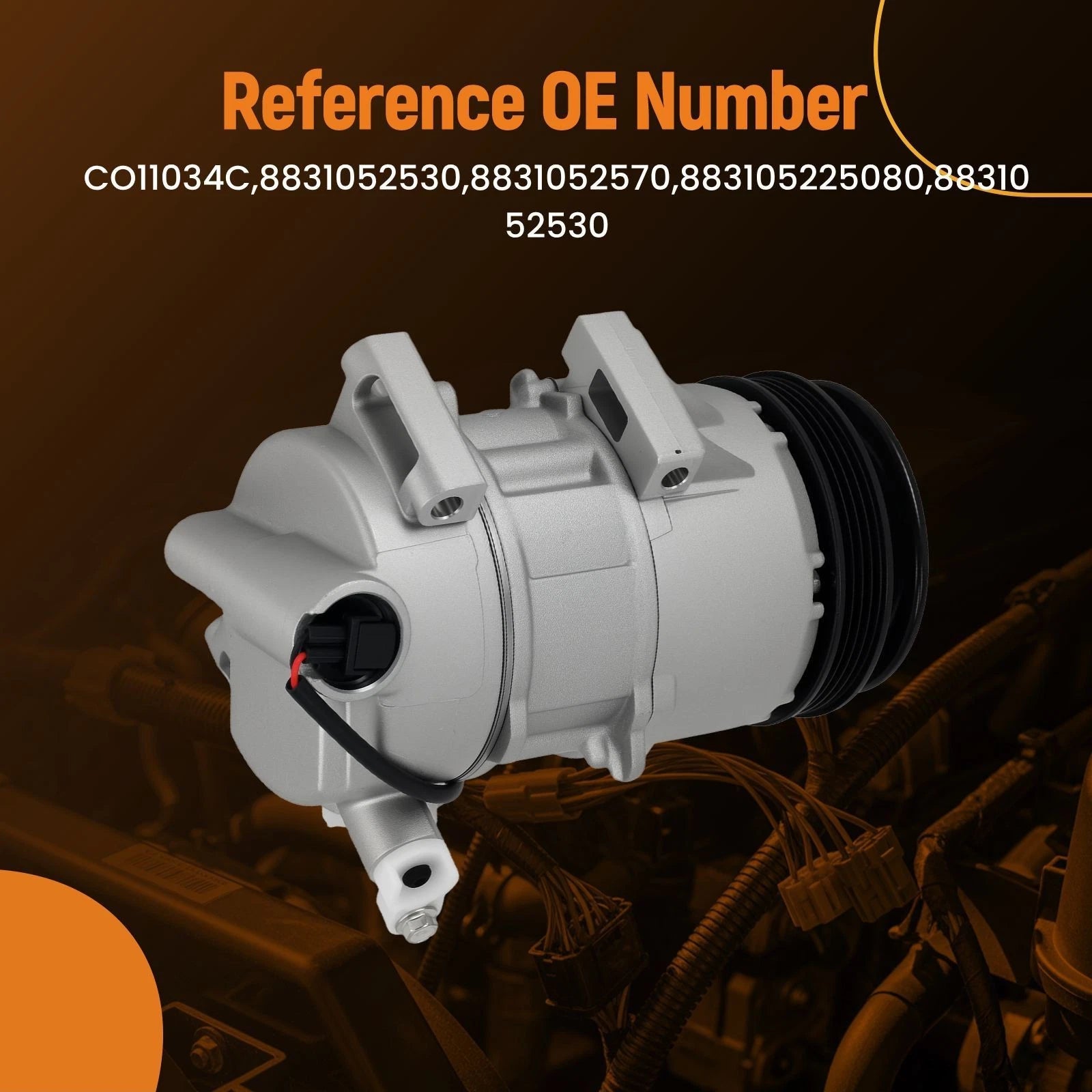 5SE09C AC Compressor for Scion xA xB (2004–2006) 8831052530 PAG100