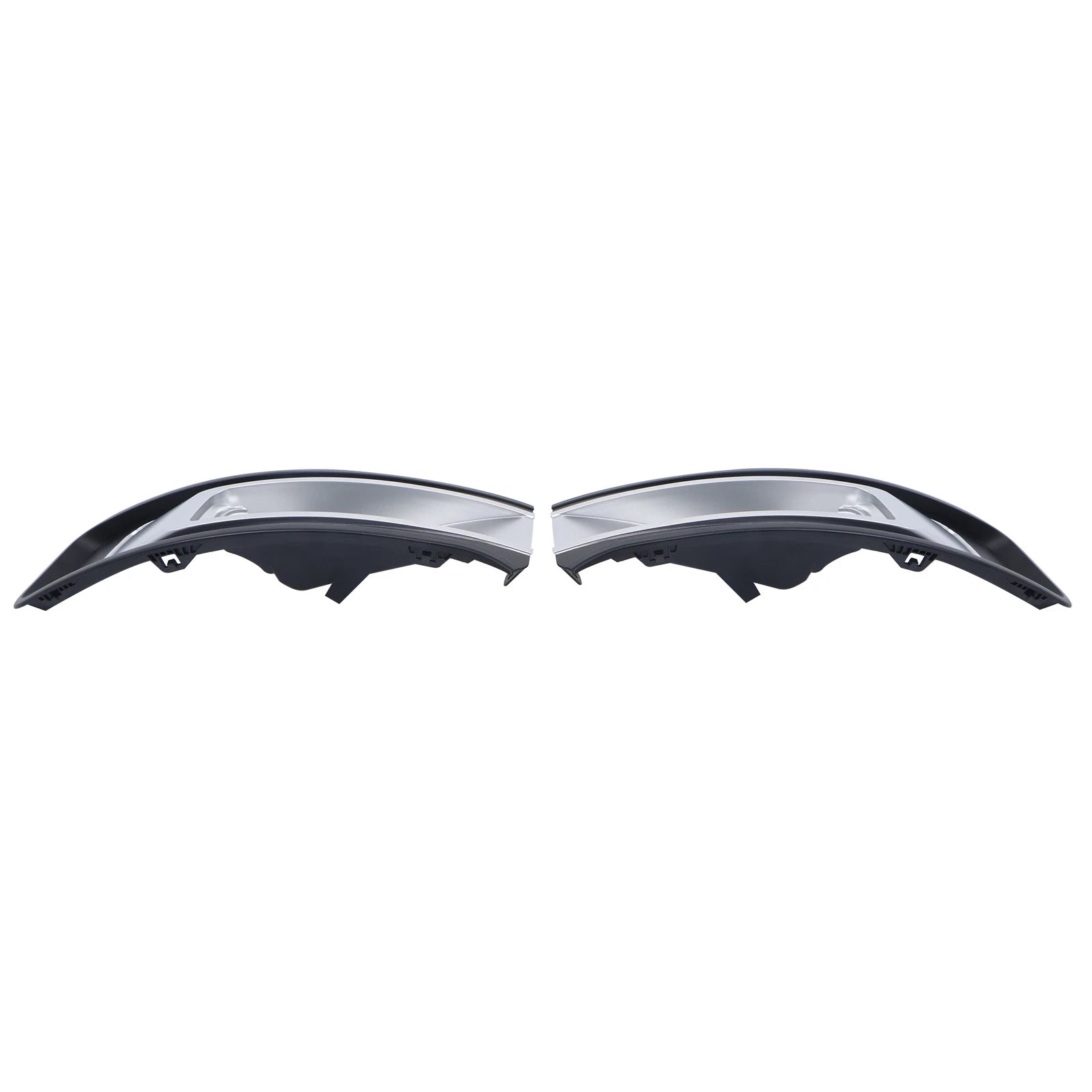 Fog Light Cover Set for Ford Flex (2013–2017) Left + Right Black Plastic