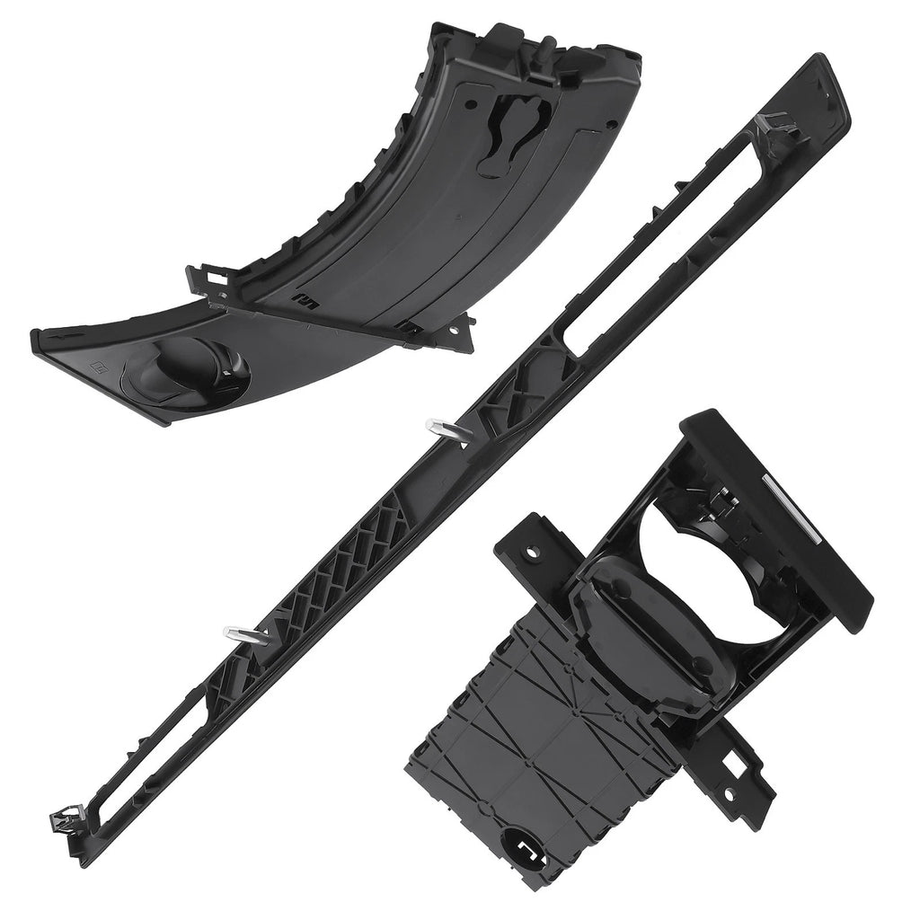 3pcs Car Cup Holder Kit for BMW E90 E91 E92 (2007–2013) 51459173463 51457138797