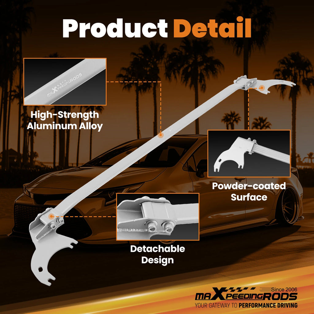Front Upper Strut Bar for Toyota Corolla Cross C-HR (2018-2024)