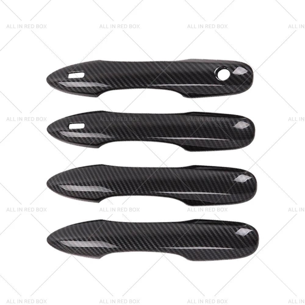 Carbon Fiber Door Handle Cover & Bowl Cup Surround Kit for Toyota Camry