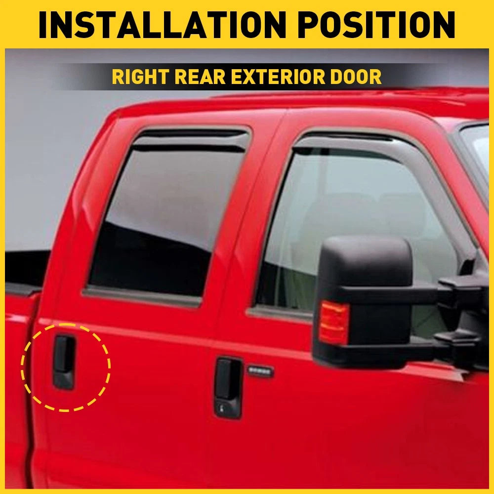 Outer Door Handle for Ford F-250 Super Duty (1999–2016) Right Rear