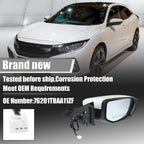 3 Pin Right Side Door Mirror Assembly for Honda Civic (2016–2021)