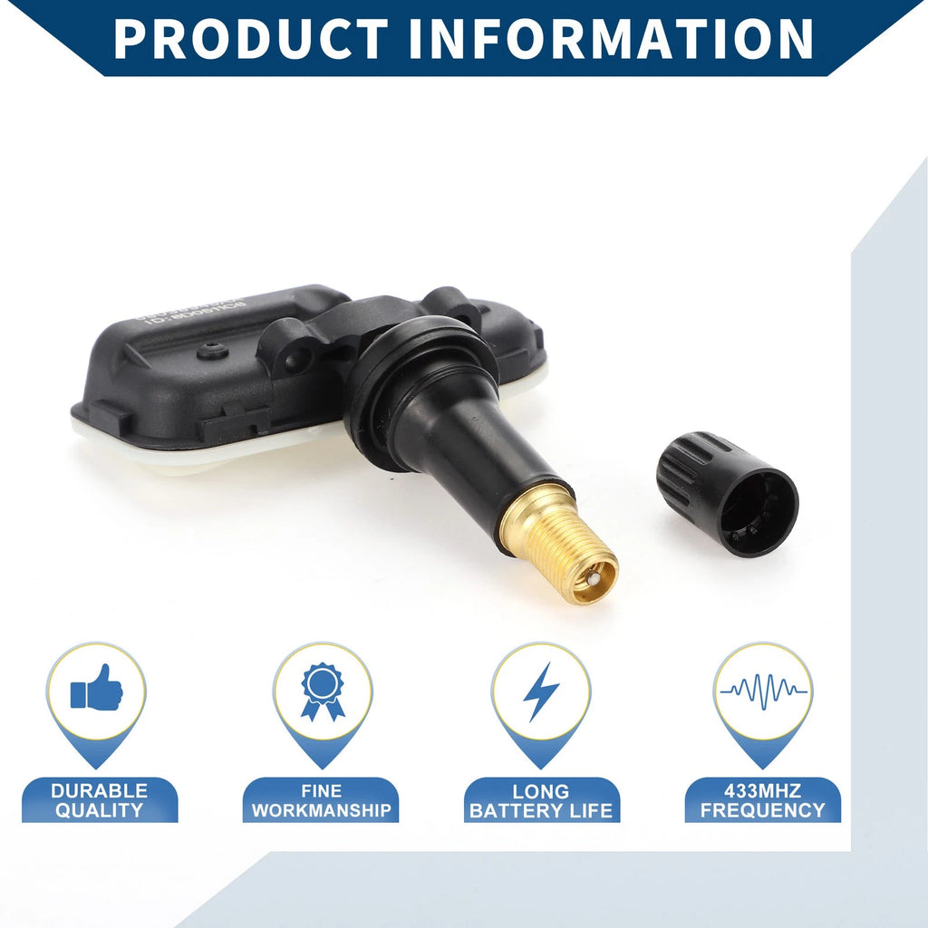 Tire Pressure Sensor 68038945AA for Dodge Sprinter 2500 (2007–2009) 433MHz