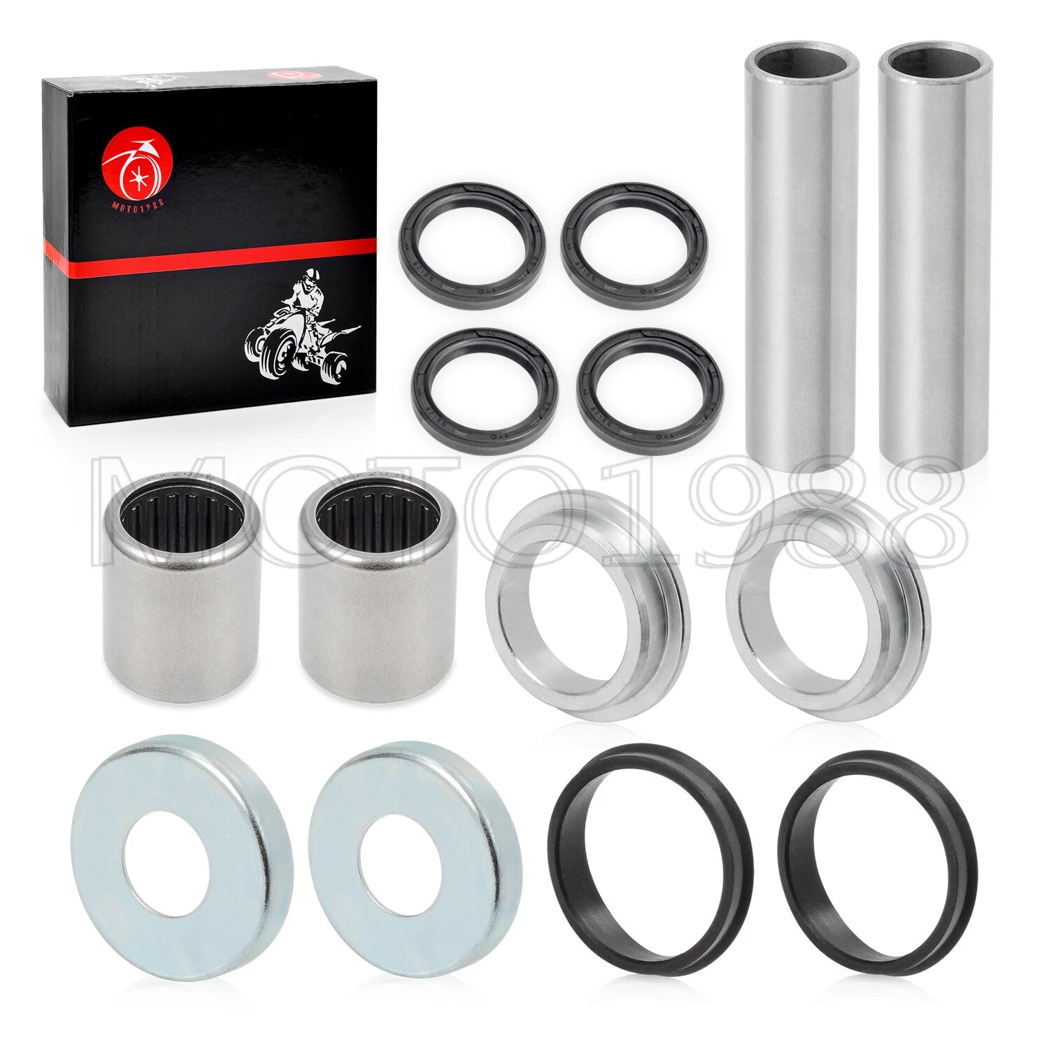 Swing Arm Bearings Seals Collar Kit for Honda TRX450R Sportrax (2004–2014)