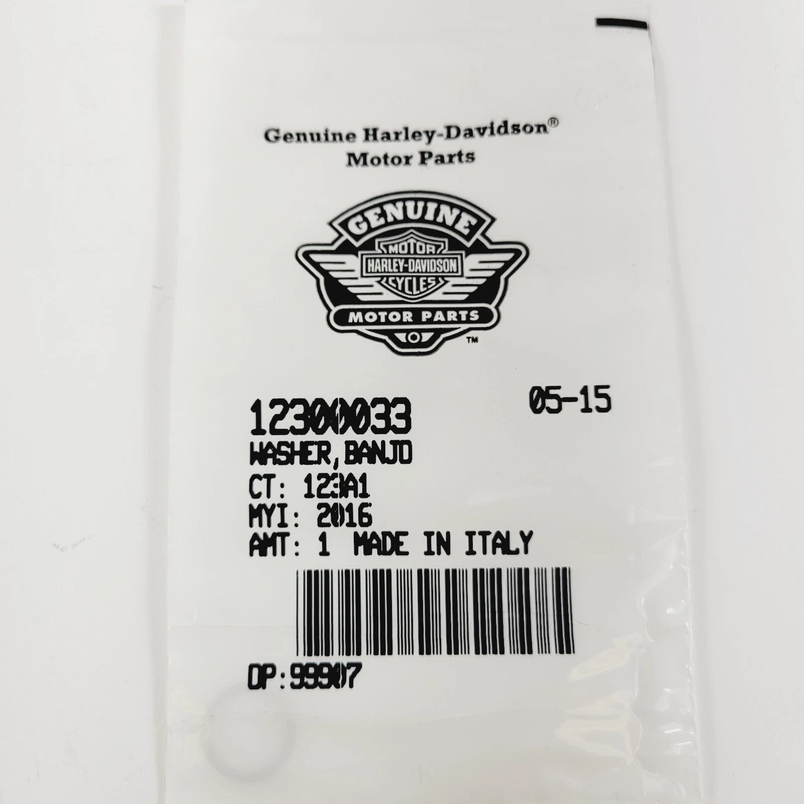 Banjo Washer for Harley-Davidson (12300033)