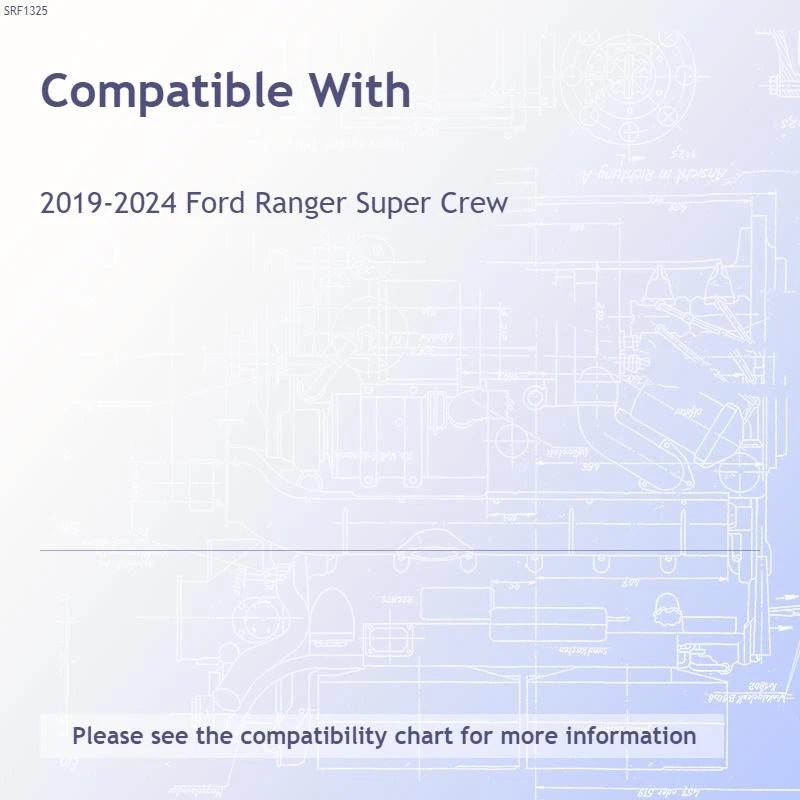 Pillar Post Covers Diamond Grade 4pc Replacement for Ford Ranger (2019–2024)
