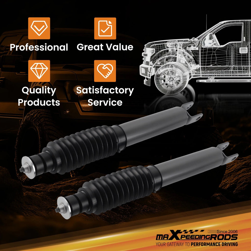 2X Front Shocks for Chevy Silverado GMC Sierra 1500 4WD (1999–2006)