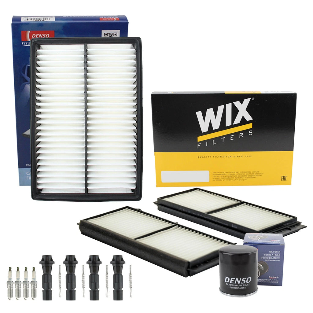 Denso Tune Up Kit with NGK 4 Spark Plugs & Boots for Mazda 3 (2004–2023)