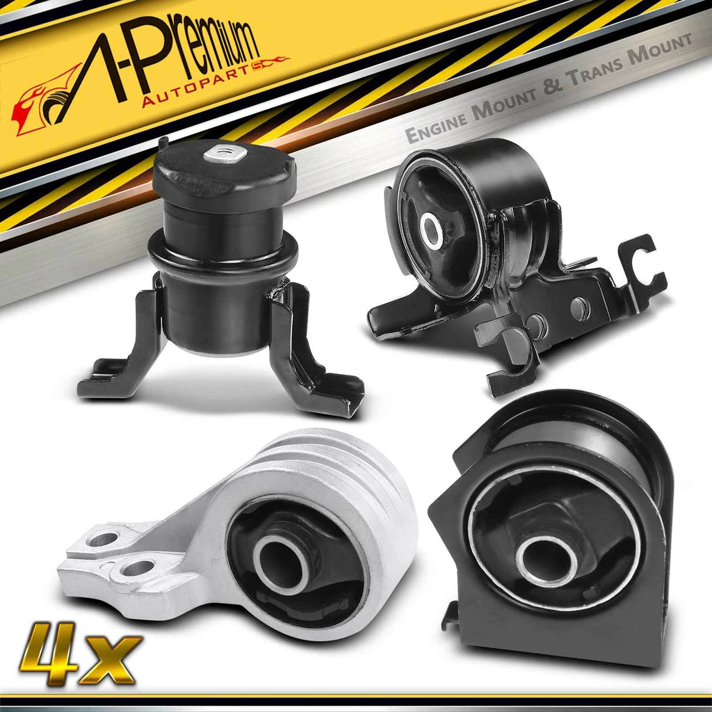 Set of 4 Engine Motor & Transmission Mounts for Ford Escape (2005–2012)